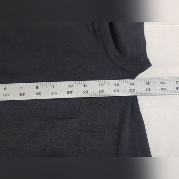 Isabel Maternity by Ingrid & Isabel Black Fitted Short Sleeve Tee Size Medium - Picture 8 of 11